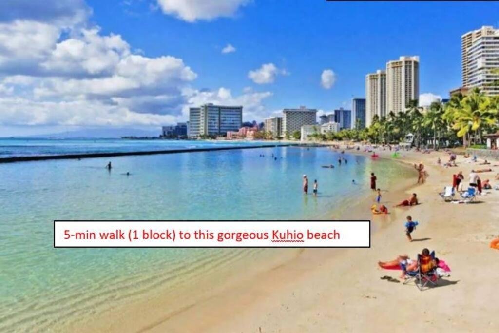 Huge Patio Washerdryer 1 Bedroom Banyan Free Parking 5 Min To Beach Honolulu Exterior foto